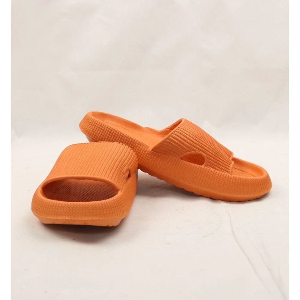 27-Pack Platform Pillow Slide Sandals Non-Slip Shower Bath Slippers Unisex 8.5-9